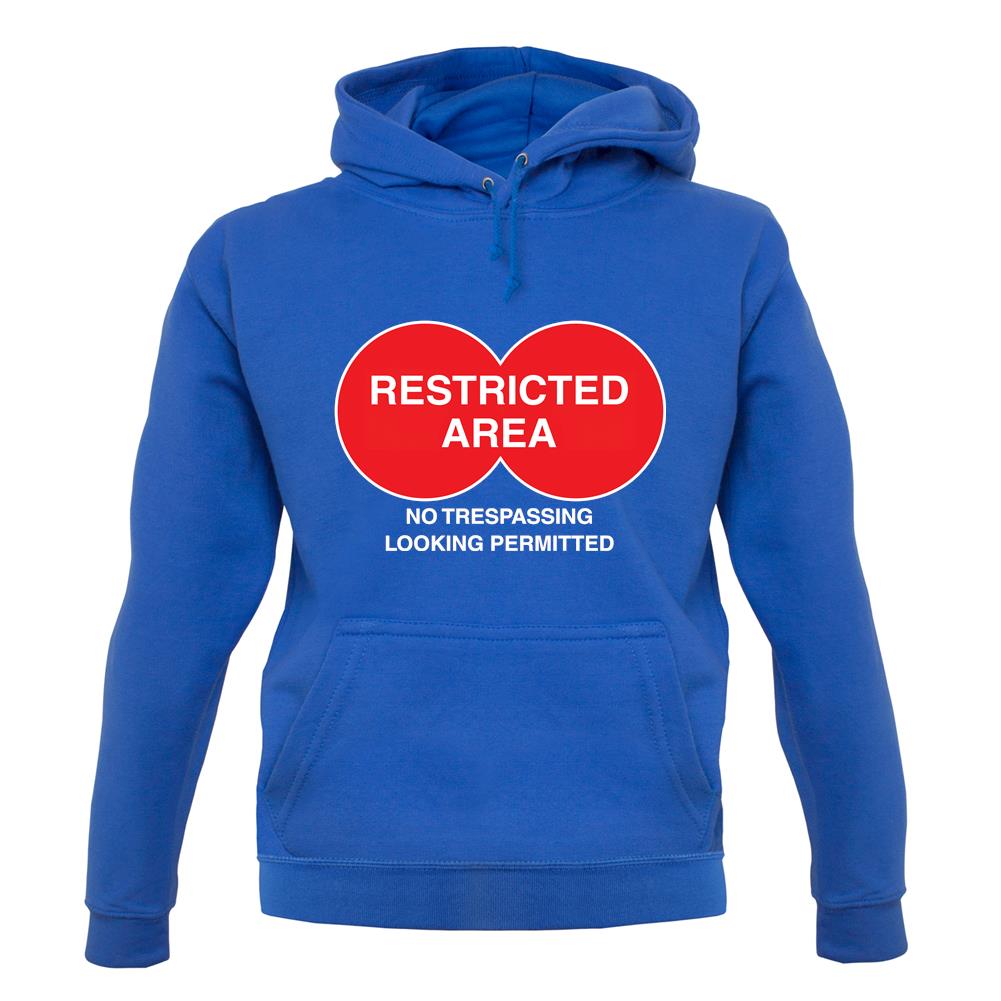 Restricted Area unisex hoodie Restricted Area unisex hoodie