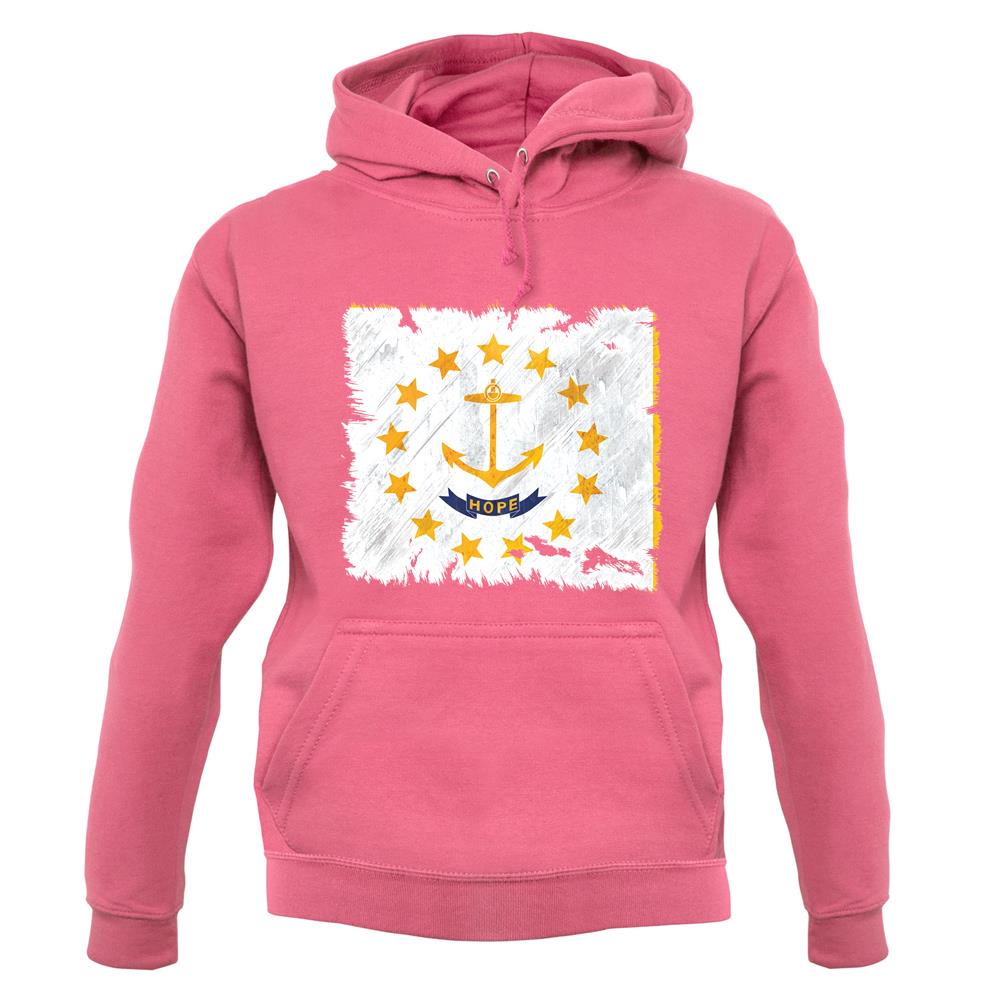 Rhode Island Grunge Style Flag unisex hoodie Rhode Island Grunge Style Flag unisex hoodie