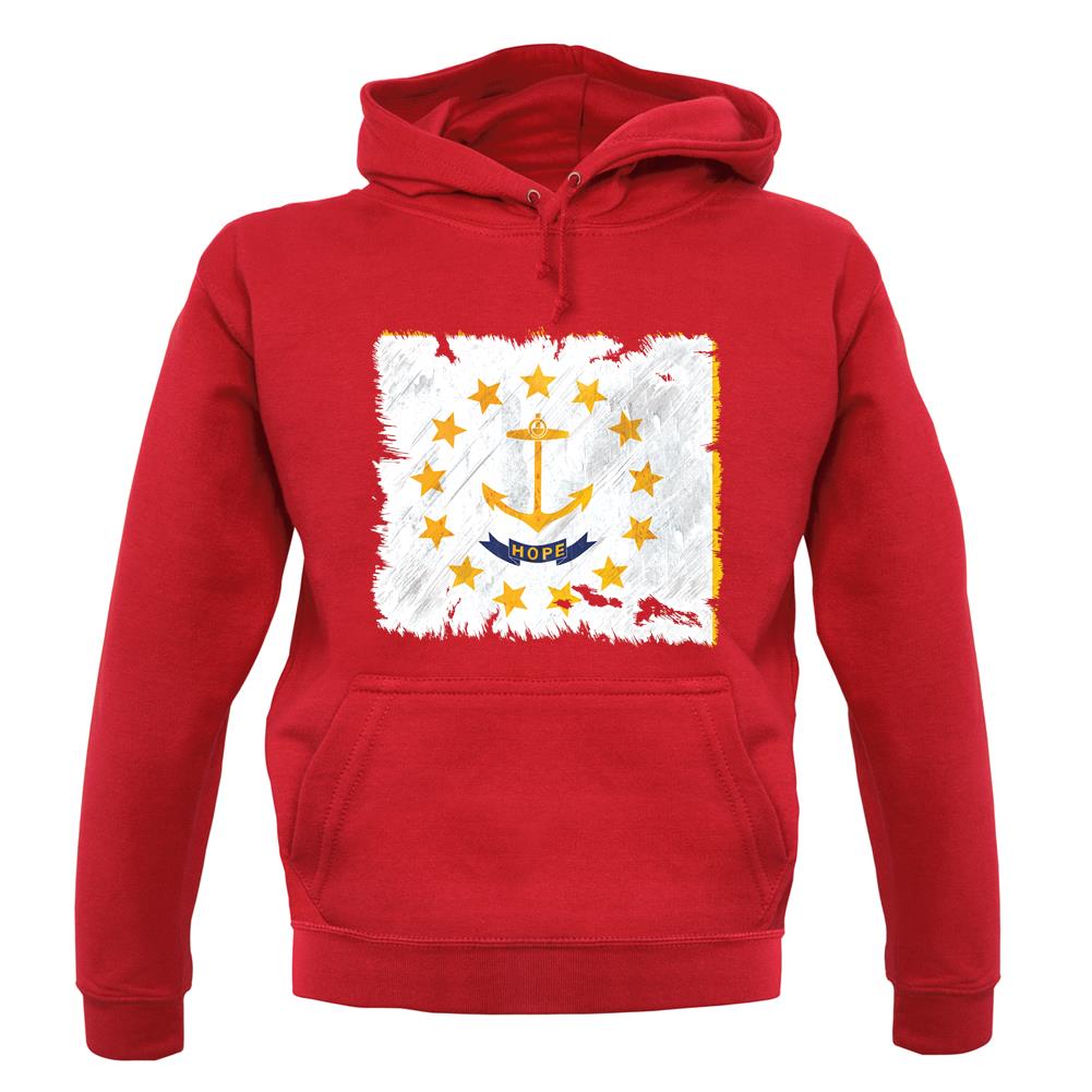 Rhode Island Grunge Style Flag unisex hoodie Rhode Island Grunge Style Flag unisex hoodie
