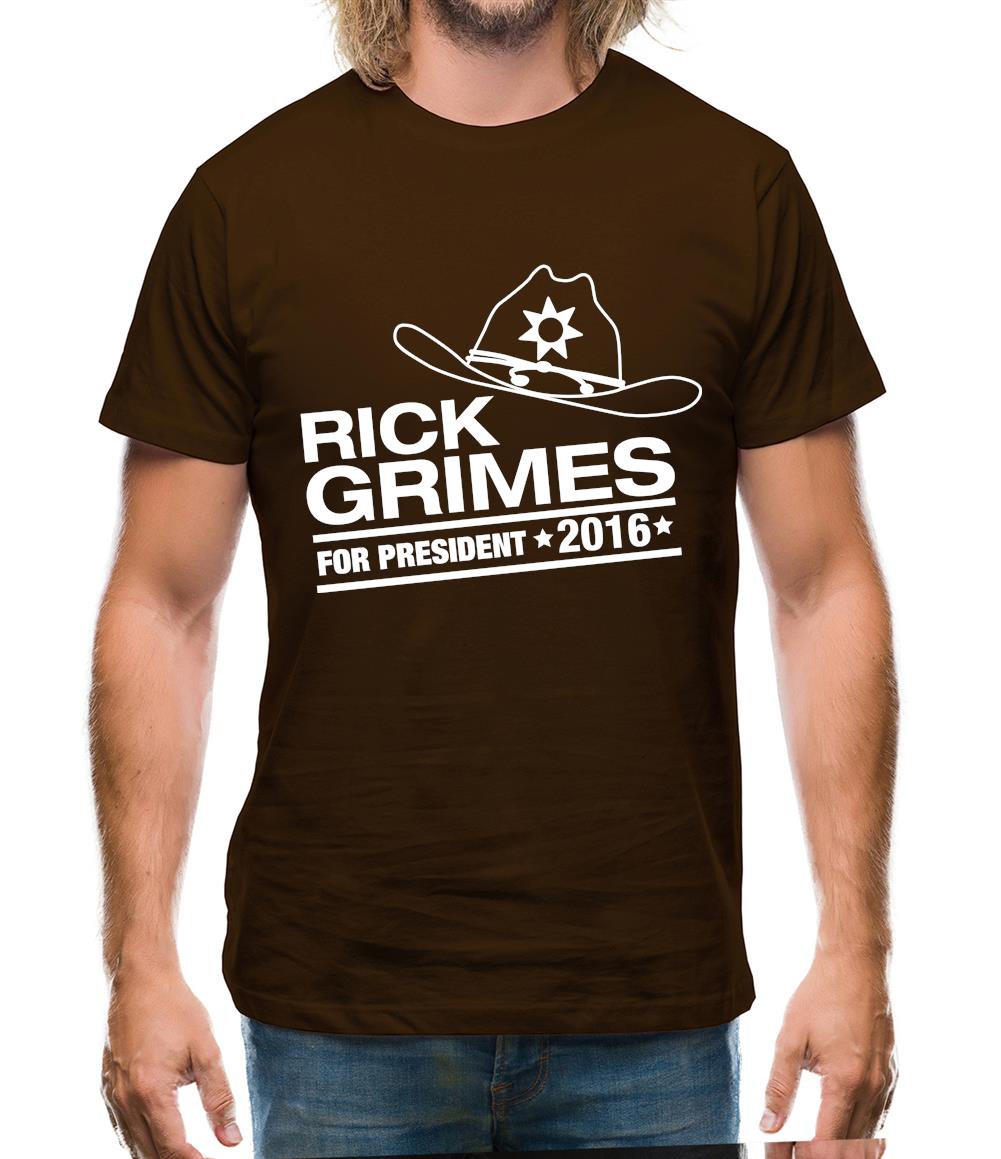 Rick Grimes For President 2016 Mens T-Shirt Rick Grimes For President 2016 Mens T-Shirt