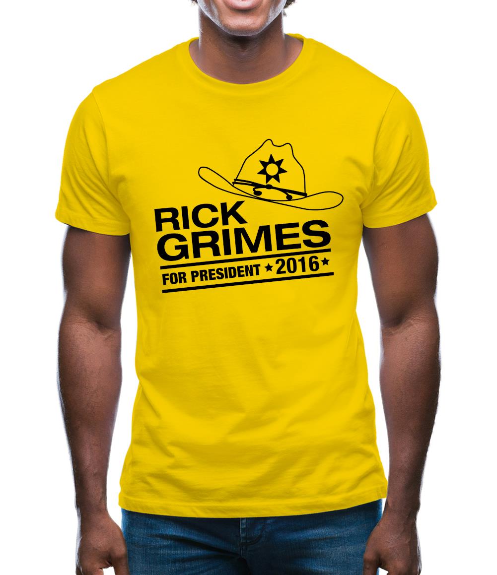 Rick Grimes For President 2016 Mens T-Shirt Rick Grimes For President 2016 Mens T-Shirt