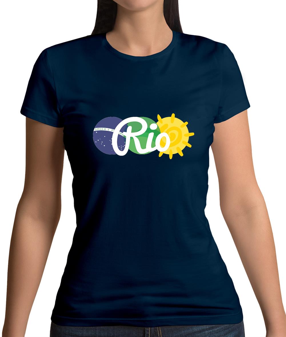 Rio De Janeiro 2016 Womens T-Shirt Rio De Janeiro 2016 Womens T-Shirt
