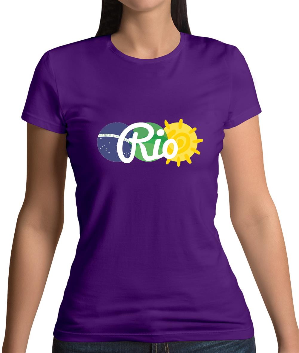 Rio De Janeiro 2016 Womens T-Shirt Rio De Janeiro 2016 Womens T-Shirt