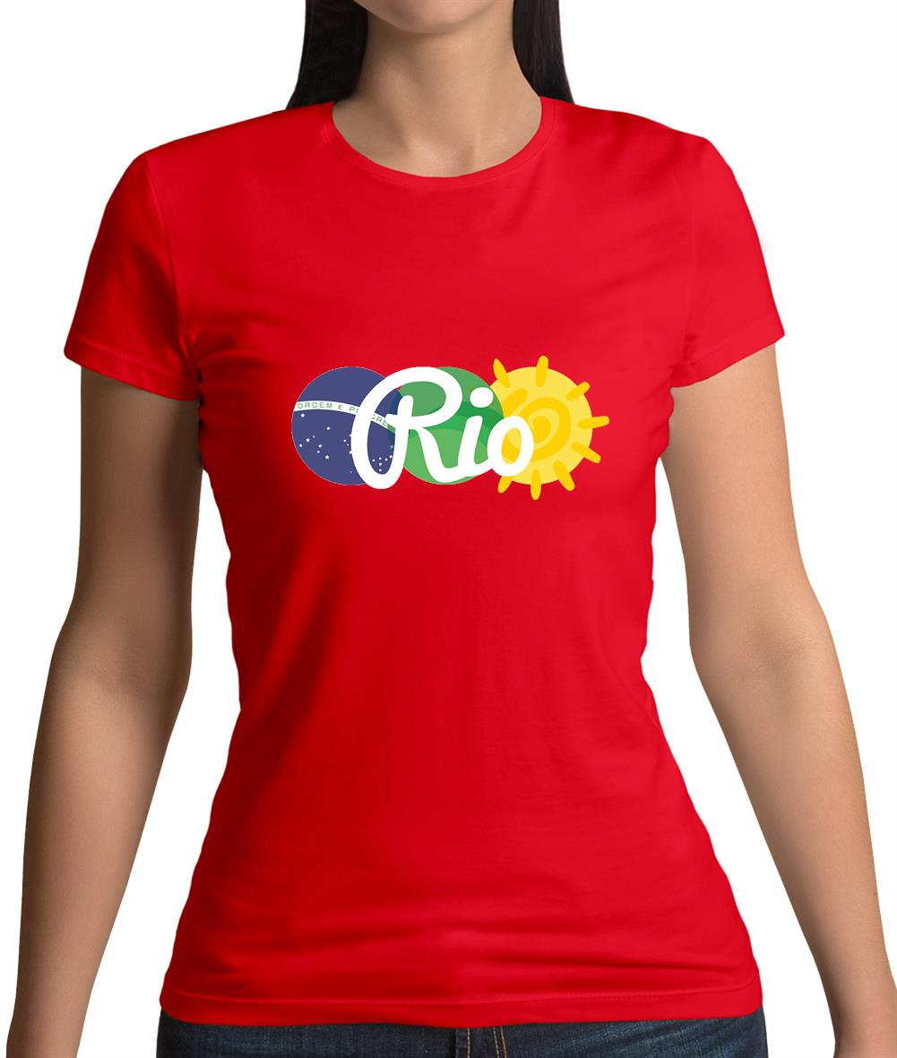 Rio De Janeiro 2016 Womens T-Shirt Rio De Janeiro 2016 Womens T-Shirt
