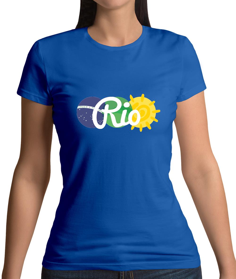 Rio De Janeiro 2016 Womens T-Shirt Rio De Janeiro 2016 Womens T-Shirt