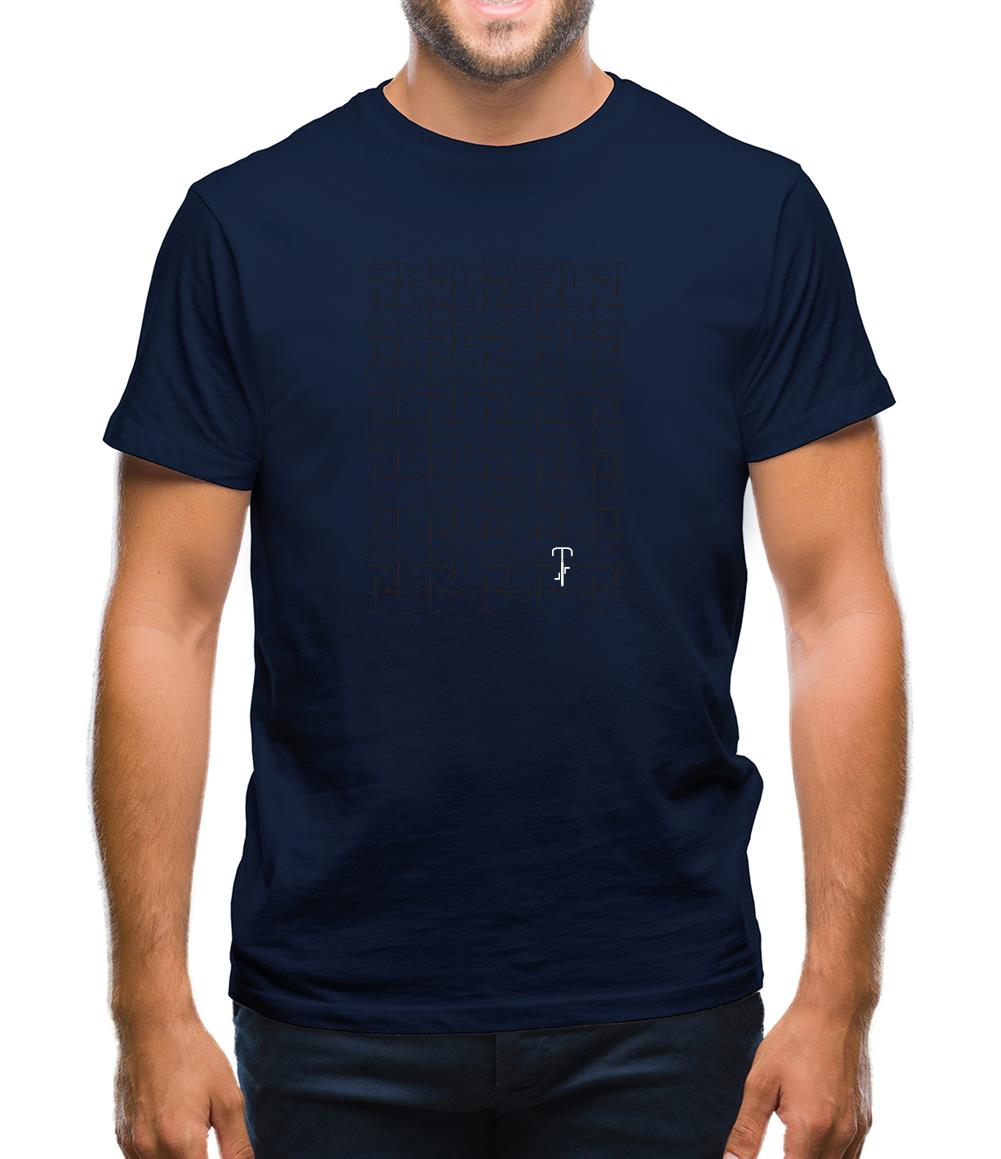Cycling Road Pattern Mens T-Shirt Cycling Road Pattern Mens T-Shirt