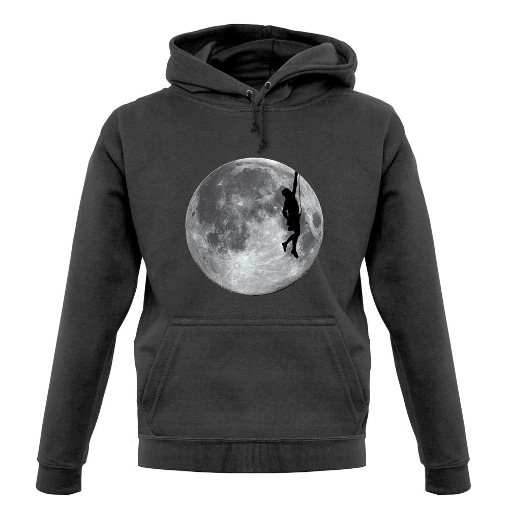 Rock Climbing Moon unisex hoodie Rock Climbing Moon unisex hoodie
