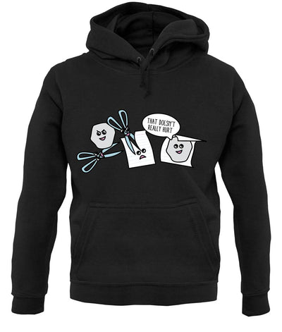 Rock Paper Scissors That Doesn't Hurt Unisex Hoodie