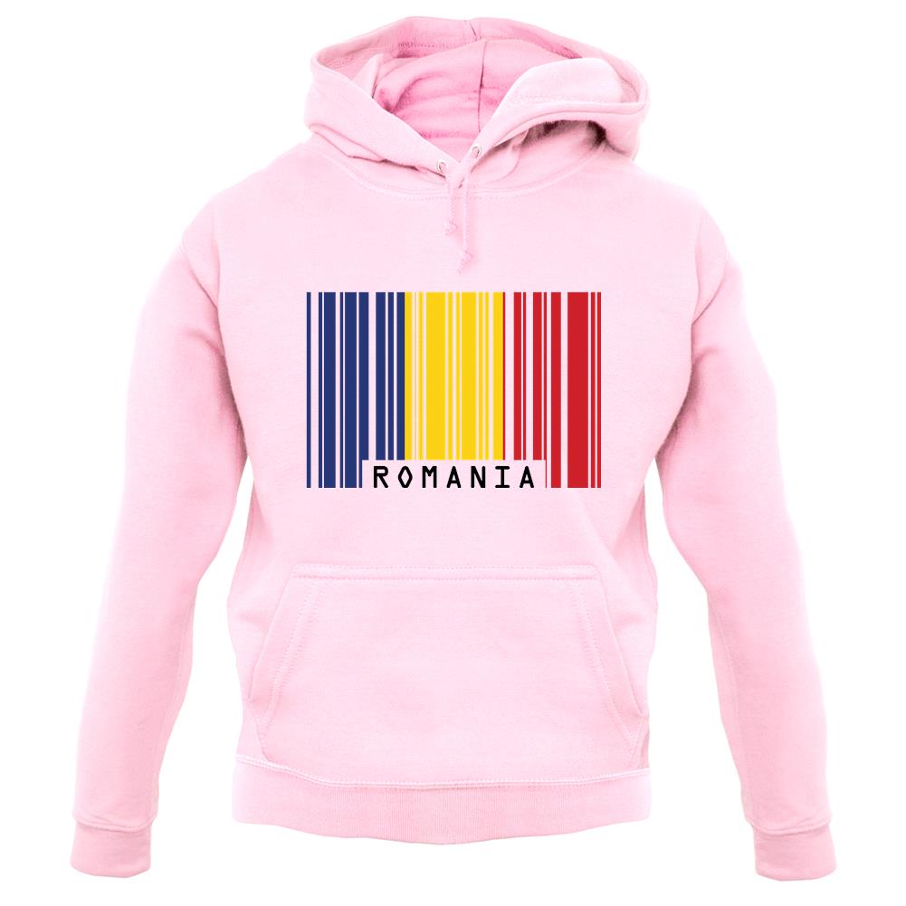 Romania Barcode Style Flag unisex hoodie Romania Barcode Style Flag unisex hoodie