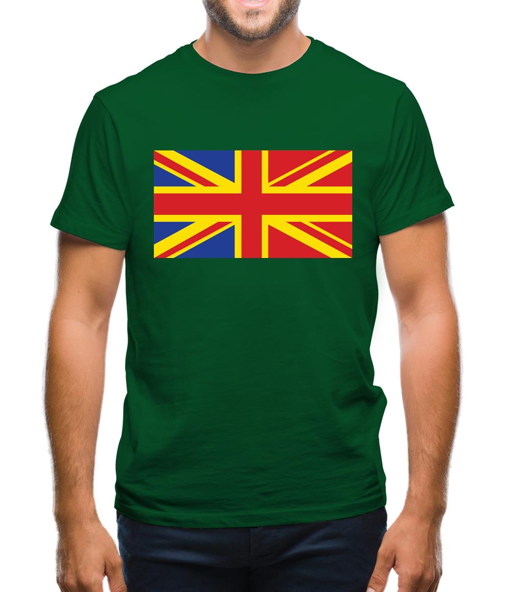 Romanian Union Jack Mens T-Shirt Romanian Union Jack Mens T-Shirt
