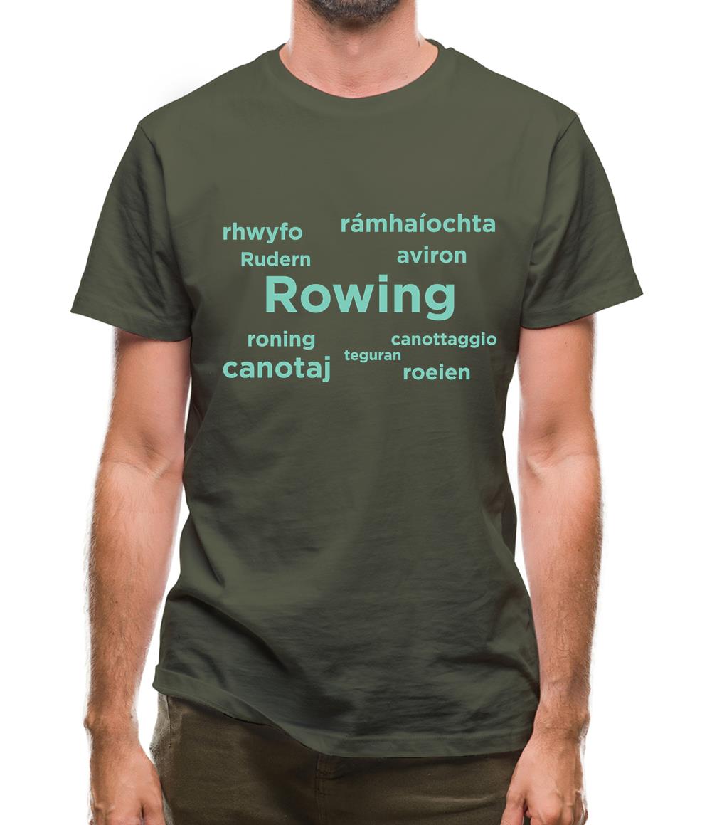 Rowing Languages Mens T-Shirt Rowing Languages Mens T-Shirt