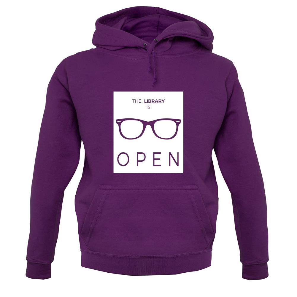 Library Is Open unisex hoodie Library Is Open unisex hoodie