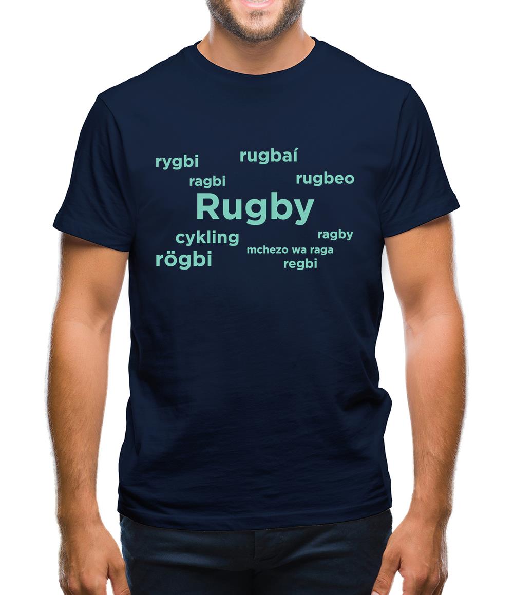 Rugby Languages Mens T-Shirt Rugby Languages Mens T-Shirt