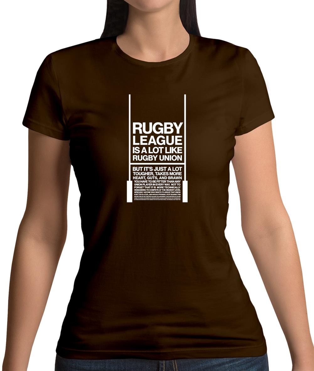 Rugby League Womens T-Shirt Rugby League Womens T-Shirt