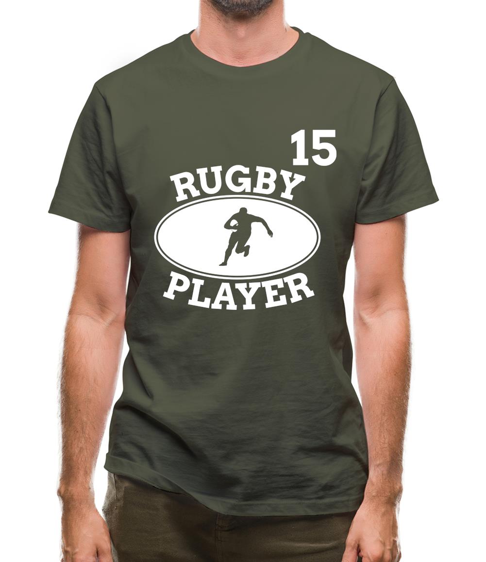 Rugby Player 15 Mens T-Shirt Rugby Player 15 Mens T-Shirt