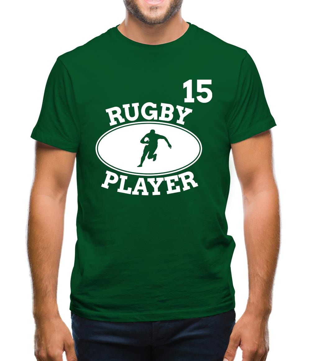 Rugby Player 15 Mens T-Shirt Rugby Player 15 Mens T-Shirt