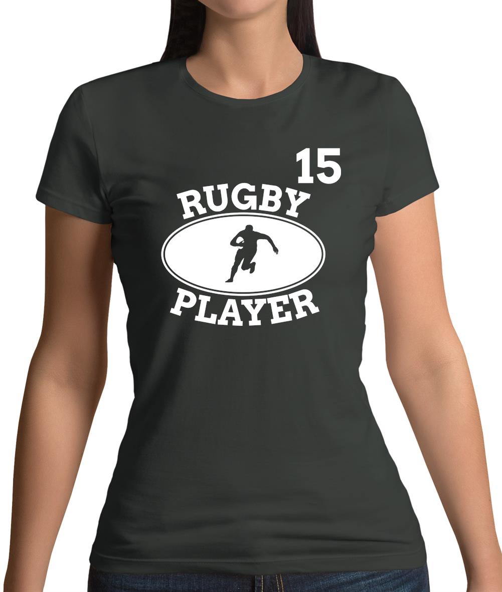 Rugby Player 15 Womens T-Shirt Rugby Player 15 Womens T-Shirt