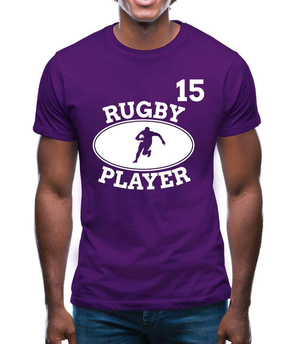 Rugby Player 15 Mens T-Shirt Rugby Player 15 Mens T-Shirt