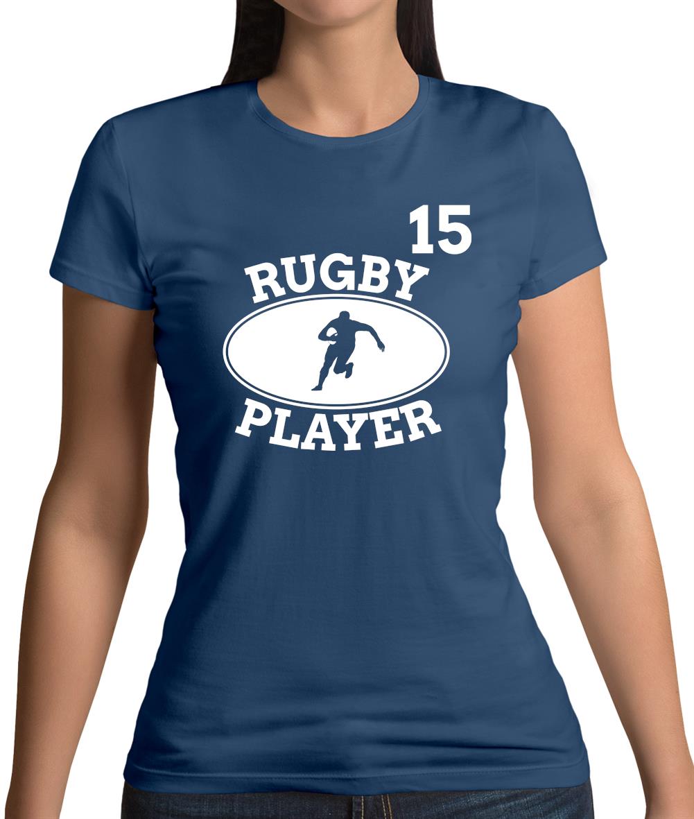 Rugby Player 15 Womens T-Shirt Rugby Player 15 Womens T-Shirt