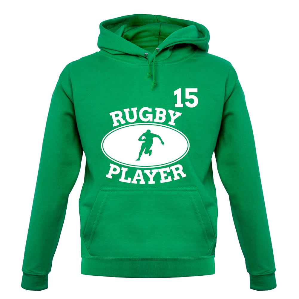 Rugby Player 15 unisex hoodie Rugby Player 15 unisex hoodie