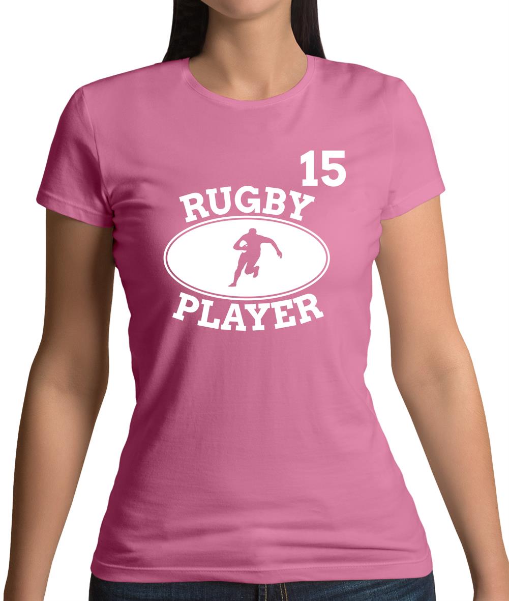 Rugby Player 15 Womens T-Shirt Rugby Player 15 Womens T-Shirt