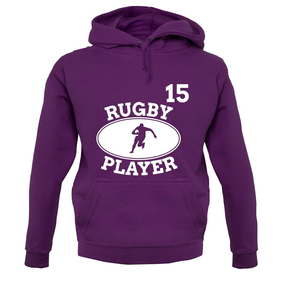 Rugby Player 15 unisex hoodie Rugby Player 15 unisex hoodie