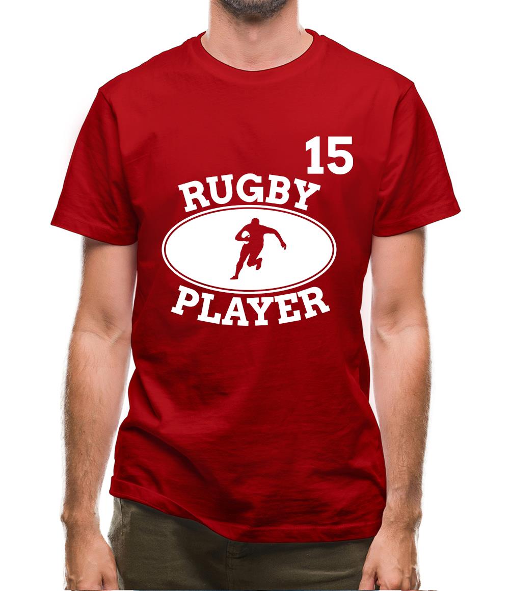 Rugby Player 15 Mens T-Shirt Rugby Player 15 Mens T-Shirt