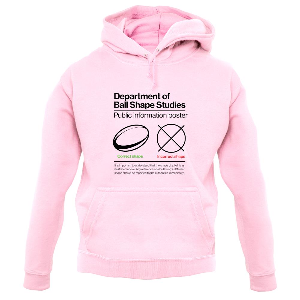 Rugby Ball Shape unisex hoodie Rugby Ball Shape unisex hoodie