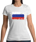 Russia Grunge Style Flag Womens T-Shirt Russia Grunge Style Flag Womens T-Shirt