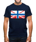 Russian Union Jack Mens T-Shirt Russian Union Jack Mens T-Shirt