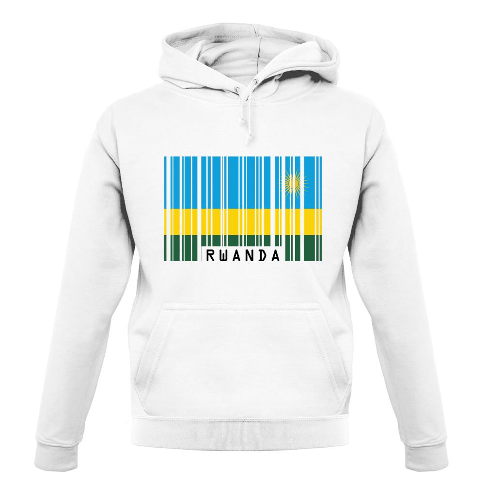 Rwanda Barcode Style Flag unisex hoodie Rwanda Barcode Style Flag unisex hoodie