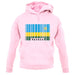 Rwanda Barcode Style Flag unisex hoodie Rwanda Barcode Style Flag unisex hoodie