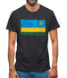 Rwanda Grunge Style Flag Mens T-Shirt Rwanda Grunge Style Flag Mens T-Shirt