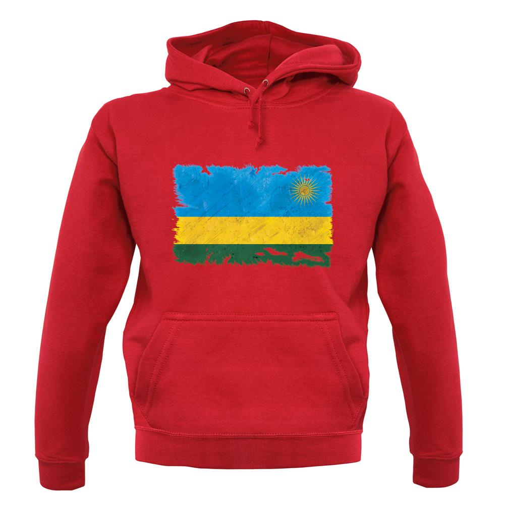 Rwanda Grunge Style Flag unisex hoodie Rwanda Grunge Style Flag unisex hoodie