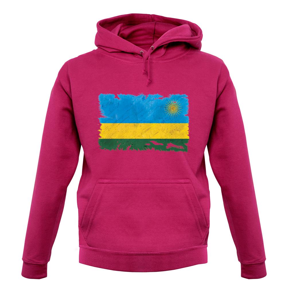 Rwanda Grunge Style Flag unisex hoodie Rwanda Grunge Style Flag unisex hoodie