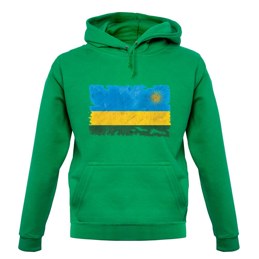 Rwanda Grunge Style Flag unisex hoodie Rwanda Grunge Style Flag unisex hoodie