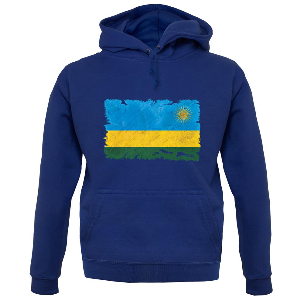 Rwanda Grunge Style Flag unisex hoodie Rwanda Grunge Style Flag unisex hoodie