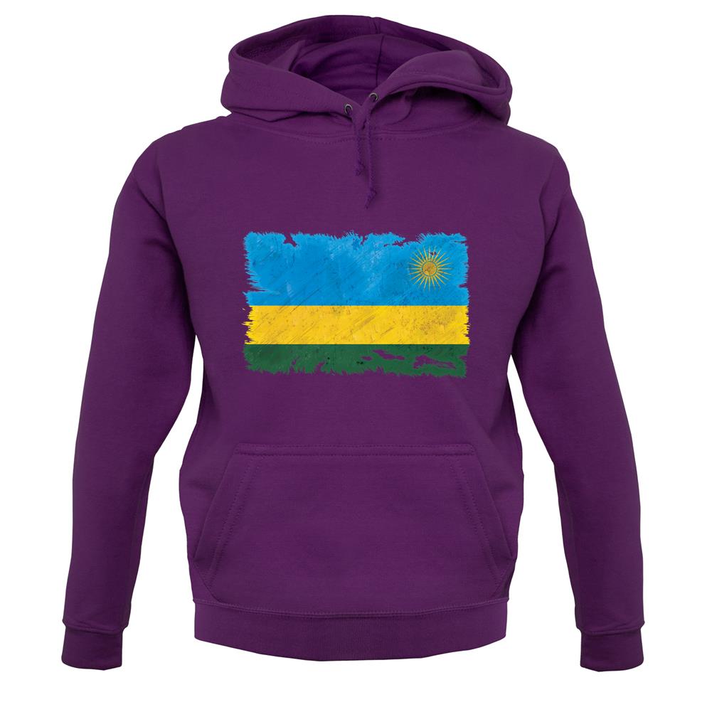 Rwanda Grunge Style Flag unisex hoodie Rwanda Grunge Style Flag unisex hoodie