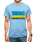 Rwanda Grunge Style Flag Mens T-Shirt Rwanda Grunge Style Flag Mens T-Shirt