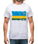 Rwanda Grunge Style Flag Mens T-Shirt Rwanda Grunge Style Flag Mens T-Shirt