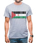 Sahrawi Arab Democratic Republic Barcode Style Flag Mens T-Shirt Sahrawi Arab Democratic Republic Barcode Style Flag Mens T-Shirt