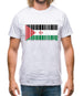 Sahrawi Arab Democratic Republic Barcode Style Flag Mens T-Shirt Sahrawi Arab Democratic Republic Barcode Style Flag Mens T-Shirt
