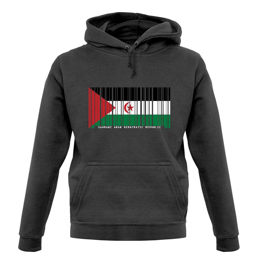 Sahrawi Arab Democratic Republic Barcode Style Flag unisex hoodie Sahrawi Arab Democratic Republic Barcode Style Flag unisex hoodie