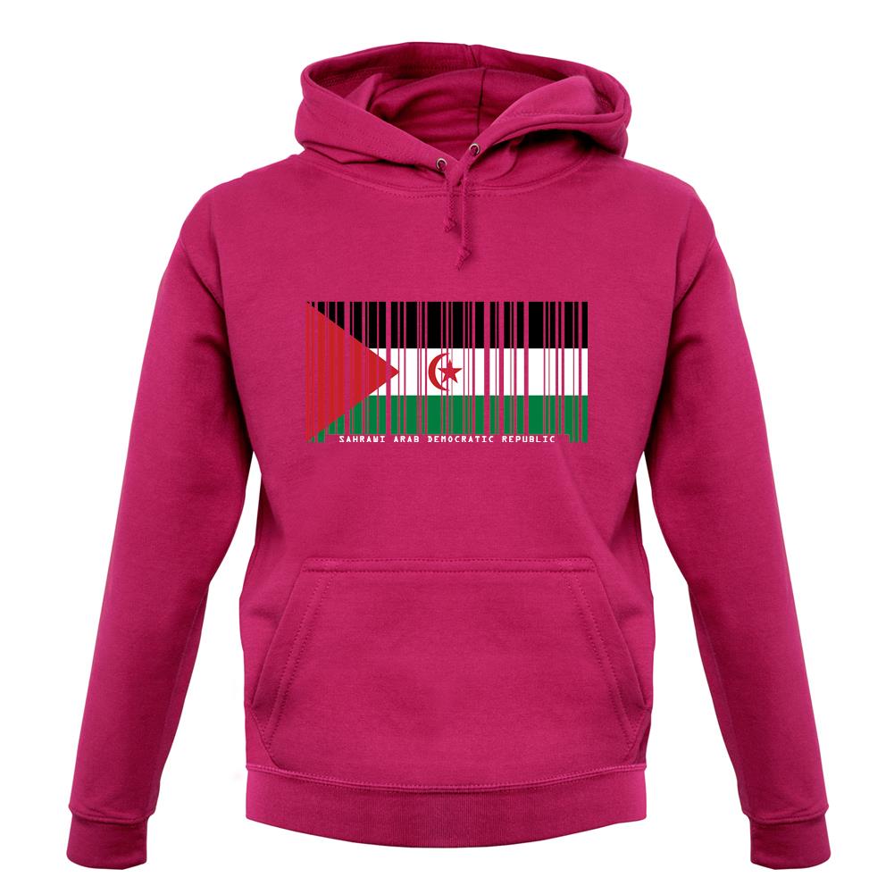 Sahrawi Arab Democratic Republic Barcode Style Flag unisex hoodie Sahrawi Arab Democratic Republic Barcode Style Flag unisex hoodie