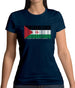 Sahrawi Arab Democratic Republic Barcode Style Flag Womens T-Shirt Sahrawi Arab Democratic Republic Barcode Style Flag Womens T-Shirt