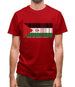 Sahrawi Arab Democratic Republic Barcode Style Flag Mens T-Shirt Sahrawi Arab Democratic Republic Barcode Style Flag Mens T-Shirt