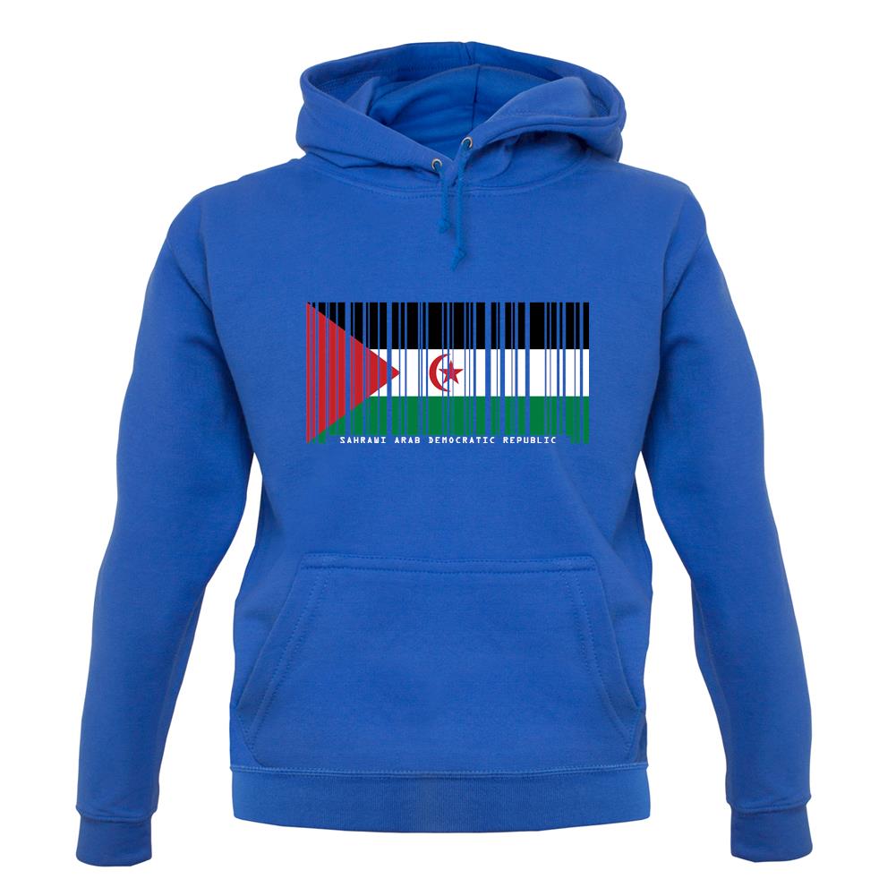 Sahrawi Arab Democratic Republic Barcode Style Flag unisex hoodie Sahrawi Arab Democratic Republic Barcode Style Flag unisex hoodie