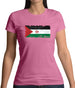 Sahrawi Arab Democratic Republic Grunge Style Flag Womens T-Shirt Sahrawi Arab Democratic Republic Grunge Style Flag Womens T-Shirt