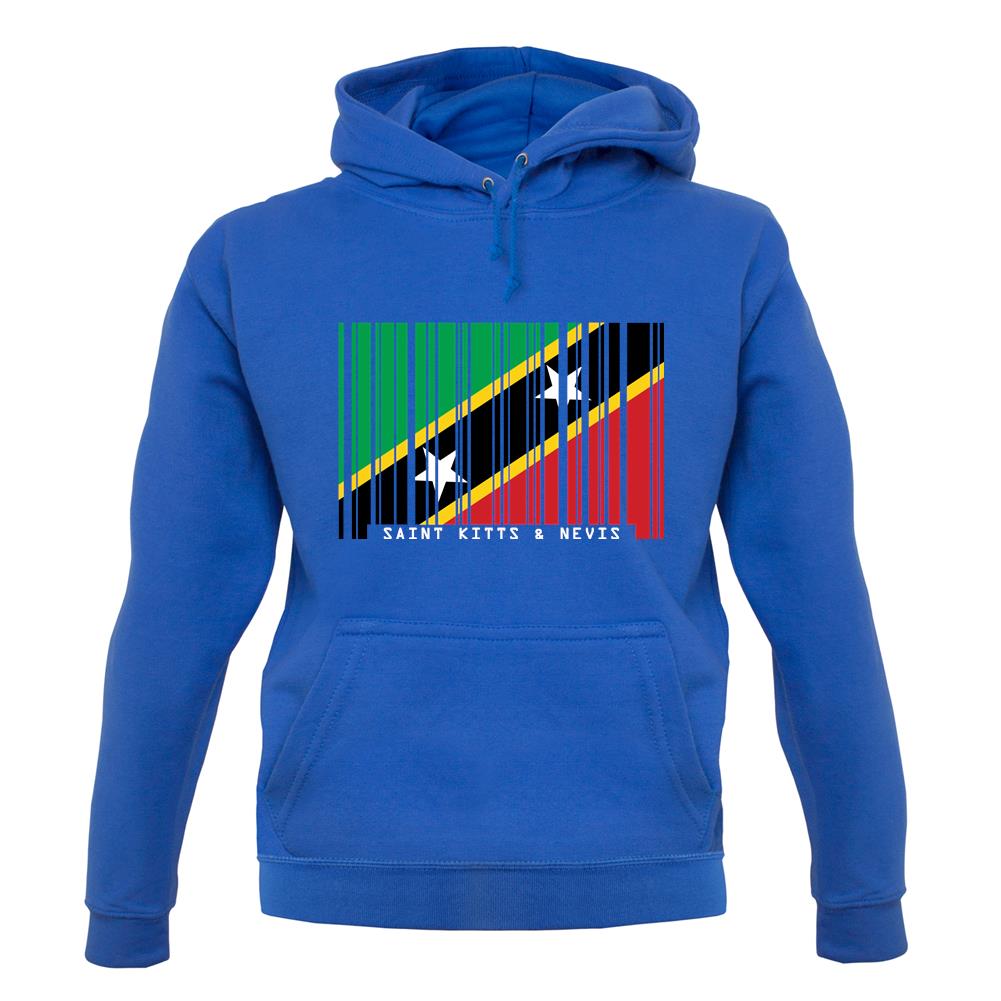 Saint Kitts And Nevis Barcode Style Flag unisex hoodie Saint Kitts And Nevis Barcode Style Flag unisex hoodie