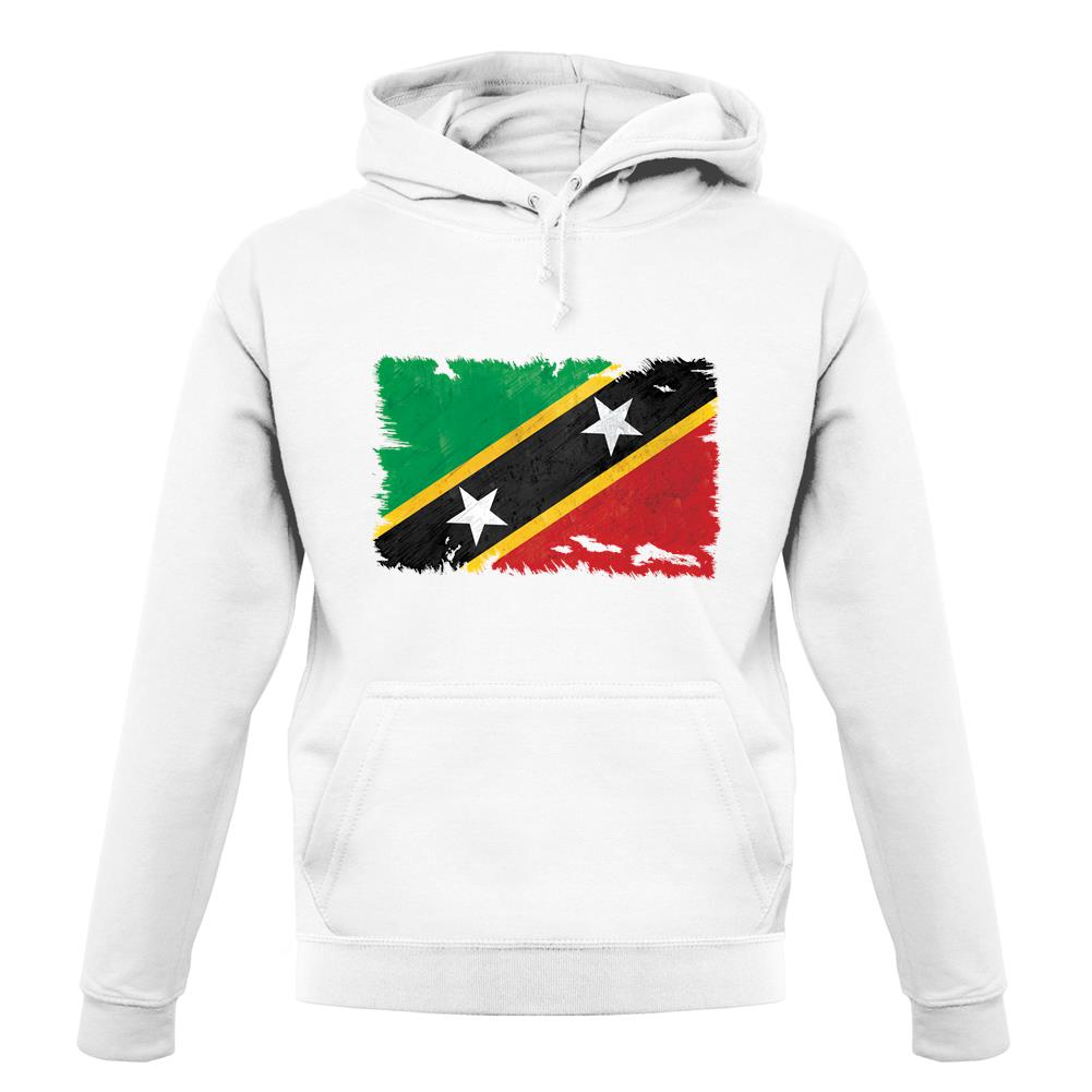 Saint Kitts And Nevis Grunge Style Flag unisex hoodie Saint Kitts And Nevis Grunge Style Flag unisex hoodie